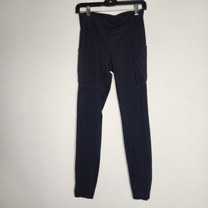 Lululemon Speed Up Tight Womens Size 6 Black Full Length Side Pockets